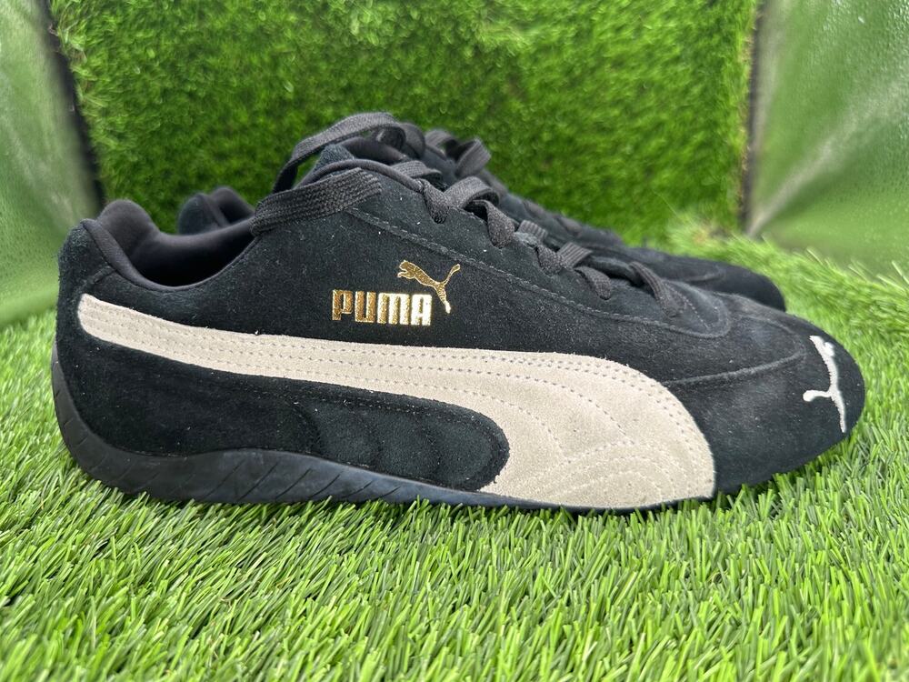 Puma Speedcat OG 398846-01 Athletic Sneaker Men's 10 Black Suede Jogging Sports